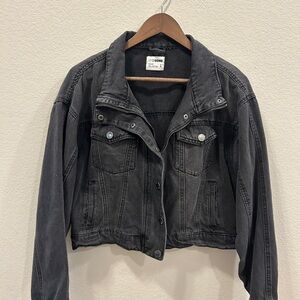 Ci Sono Black Denim Jacket